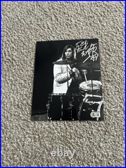 CHARLIE WATTS Signed Autographed 8x10 Photo RARE ROLLING STONES BAS BECKETT C