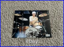 CHARLIE WATTS Signed Autographed 8x10 Photo RARE ROLLING STONES BAS BECKETT D