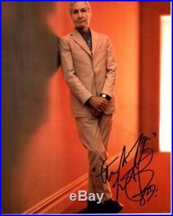 CHARLIE WATTS signed autographed photo ROLLING STONES DRUMMER