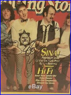 CHEAP TRICK Autographed Rolling Stone Magazine. By All 4. JSA