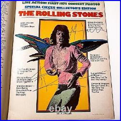 CIRCUS Magazine #116 August 1975 Collector's Edition The Rolling Stones Signed
