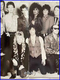 COA ROLLING STONES AUTOGRAPH LIVE TOKYO 1990 Signed BOOK BROCHURE Mick Jagger