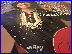 Carlos Santana Rare Signed Autographed Rolling Stone Magazine 23x19 Poster Auto