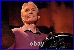 Charlie WATTS SIGNED Rolling Stones Drummer 12x8 Autograph Photo 2 AFTAL COA