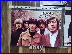 Charlie Watts 3 x autographs autograph Rolling Stones original signed 20x30