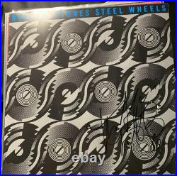 Charlie Watts AUTOGRAPH SIGNED Rolling Stones Vinyl Record Steel Wheels
