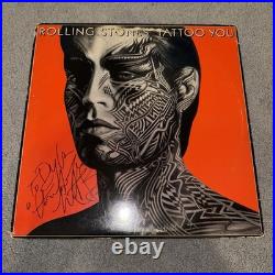 Charlie Watts AUTOGRAPH SIGNED Rolling Stones Vinyl Record Tattoo You RARE