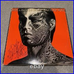Charlie Watts AUTOGRAPH SIGNED Rolling Stones Vinyl Record Tattoo You RARE