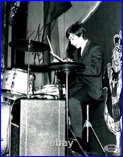 Charlie Watts Autograph 8x10 Photo Signed Authentic PSA COA Rolling Stones Drum