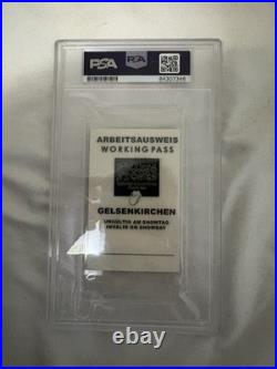 Charlie Watts Autographed Signed Rolling Stones Stage Pass PSA/DNA Certified