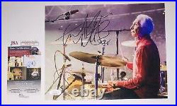 Charlie Watts Drummer Rolling Stones Signed 8x10 Photo With Jsa Coa