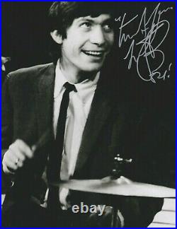 Charlie Watts HAND SIGNED 10x8 photo AUTOGRAPHED Rolling Stones
