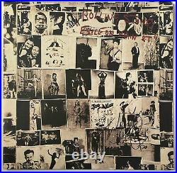 Charlie Watts Hand Signed Exile On Main St Vinyl The Rolling Stones Autograph