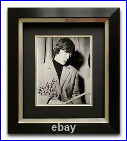 Charlie Watts Hand Signed Framed Photo Display Rolling Stones