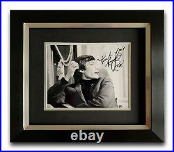 Charlie Watts Hand Signed Framed Photo Display Rolling Stones 1