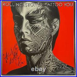 Charlie Watts Hand Signed Tattoo You Vinyl The Rolling Stones Music Autograph