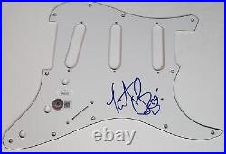 Charlie Watts ROLLING STONES Signed Autograph Strat Guitar Pickguard JSA BAS