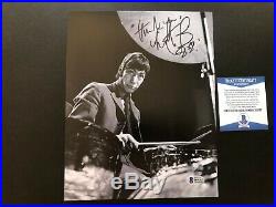 Charlie Watts Rare! Signed autographed Rolling Stones 8x10 photo Beckett BAS coa