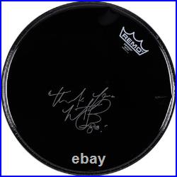 Charlie Watts Rolling Stones Autographed Drumhead BAS Charlie Watts Rolling Stones Autographed Drumhead BAS