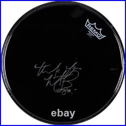 Charlie Watts Rolling Stones Autographed Drumhead BAS Charlie Watts Rolling Stones Autographed Drumhead BAS