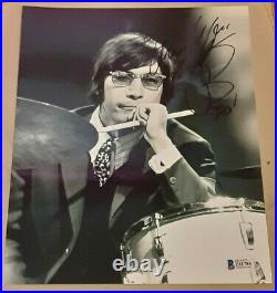 Charlie Watts Rolling Stones Drummer Legend SIGNED AUTOGRAPHED 8X10 Photo BAS