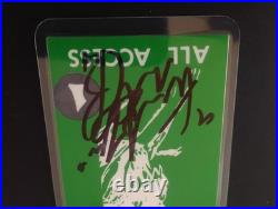 Charlie Watts Rolling Stones Drums Signed Autograph Urban Jungle 1990 Tour Pass