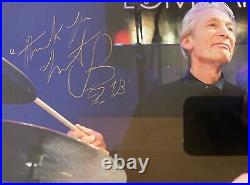 Charlie Watts Rolling Stones Hand Signed Framed 12' X 8' Inch Photo & COA