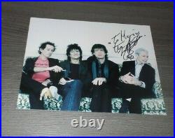 Charlie Watts Rolling Stones, Original Signed Photo 20x25 cm 2