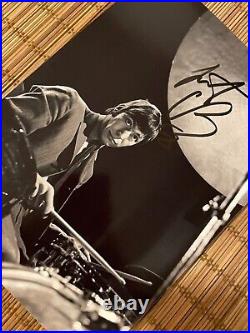 Charlie Watts Rolling Stones autographed photo signed coa