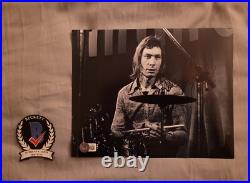 Charlie Watts Rolling Stones signed autographed 8x10 photo Beckett COA #BL16810
