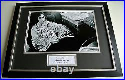 Charlie Watts SIGNED FRAMED Photo Autograph 16x12 display Rolling Stones & COA