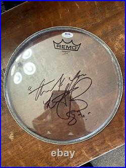 Charlie Watts Signed 10 Remo Drum Head PSA DNA Coa Rolling Stones Autographed