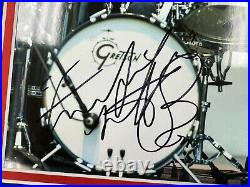 Charlie Watts Signed 8x10 Photo Jsa Auto Custom Framed Drummer Rolling Stones
