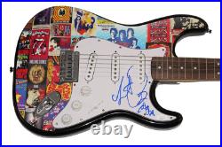 Charlie Watts Signed Autograph Custom Electric Guitar Rolling Stones 1/1 Jsa Coa