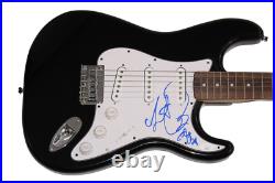 Charlie Watts Signed Autograph Fender Electric Guitar Rolling Stones Jsa Coa