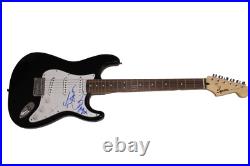 Charlie Watts Signed Autograph Fender Electric Guitar Rolling Stones Jsa Coa