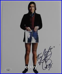 Charlie Watts Signed Autograph JSA COA 8 x 10 photo The Rolling Stones