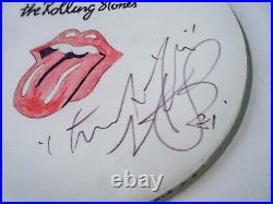 Charlie Watts Signed Autographed Rolling Stones 10 Remo Drumhead JSA COA