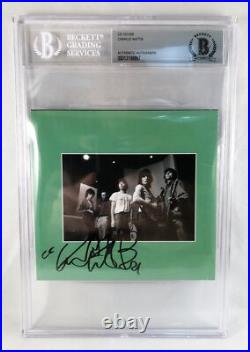 Charlie Watts Signed CD Insert Photo The Rolling Stones Beckett BAS COA