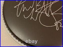 Charlie Watts Signed Drumhead Drum Autographed Auto COA Rolling Stones Rock Band