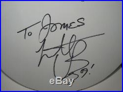 Charlie Watts Signed Drumhead Rolling Stones Rock Autograph No Filter Tour