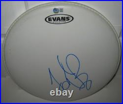 Charlie Watts Signed Drumhead The Rolling Stones Rock Autograph Beckett Coa
