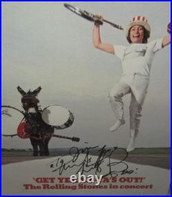 Charlie Watts Signed Get Yer Ya Yas Out Album Rolling Stones Rock Autograph Jsa