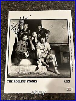 Charlie Watts Signed Photo 8x10 PSA Certified Autograph Rolling Stones Auto