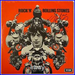 Charlie Watts Signed Rock N Rolling Stones Vinyl The Rolling Stones Autograph