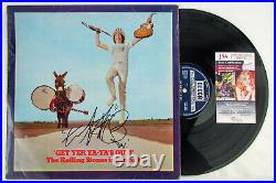 Charlie Watts Signed Rolling Stones Get Yer Ya-Ya's Out! Vinyl Album JSA UK Deca