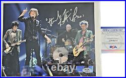 Charlie Watts Signed The Rolling Stones Autographed 8x10 Psa/dna Coa Deceased