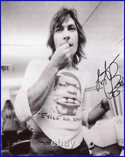 Charlie Watts TOP DRUMMER THE ROLLING STONES autograph, signed photo