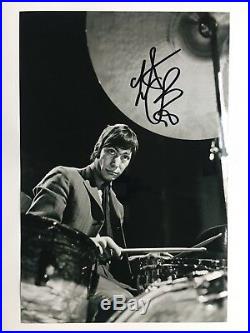 Charlie Watts / The Rolling Stones Hand-signed 12x8 Photo Autograph