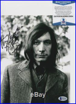 Charlie Watts The Rolling Stones Signed Autograph 8x10 Photo Beckett BAS COA #5